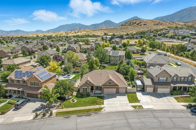 1221 S 130th St E, Payson, UT 84651 - aerial view of residential area featuring a mountainous background