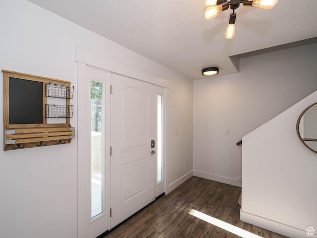 1792 W Dalmeny Way, Riverton, UT 84065 - foyer entrance with dark wood-type flooring and baseboards