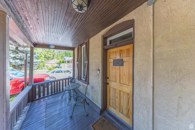 525 3rd St, Ogden, UT 84404 - view of wooden porch