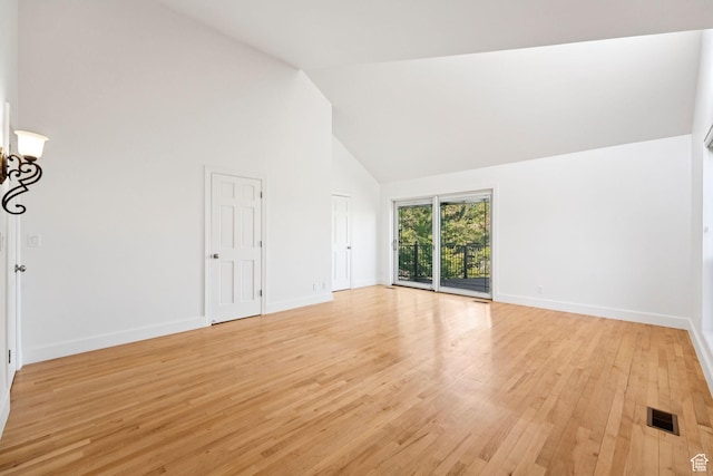 4307 Churchill Dr N Unit 97, Provo, UT 84604 - bonus room with high vaulted ceiling, light wood finished floors, and a chandelier