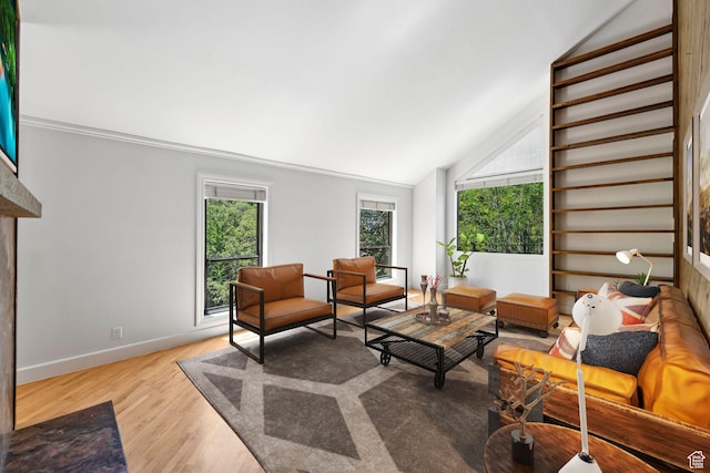 4307 Churchill Dr N Unit 97, Provo, UT 84604 - living room with wood finished floors and vaulted ceiling