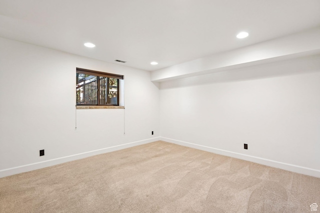 4307 Churchill Dr N Unit 97, Provo, UT 84604 - basement with light carpet and recessed lighting