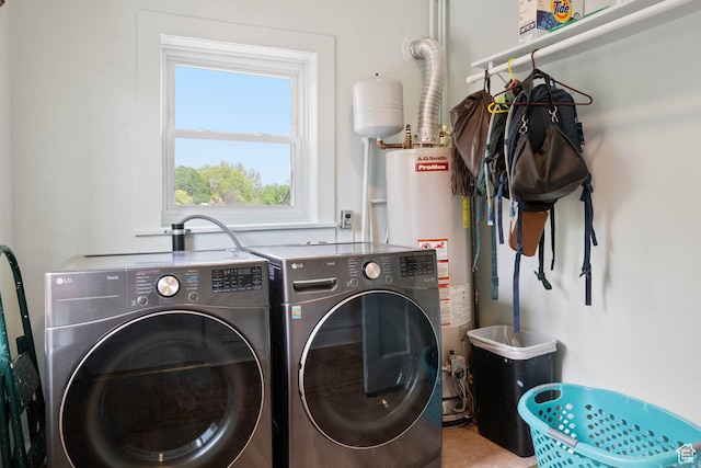 266 W 200 S, Hurricane, UT 84737 - washroom featuring water heater and washer and clothes dryer