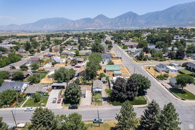 175 S 200 E, Payson, UT 84651 - aerial perspective of suburban area featuring a mountain backdrop