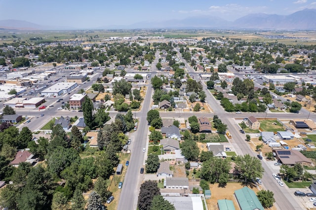 175 S 200 E, Payson, UT 84651 - aerial overview of property's location with a mountainous background