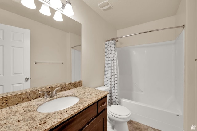8264 S Resaca Dr Unit K9, Sandy, UT 84070 - full bath with vanity, shower / bathtub combination with curtain, and tile patterned floors