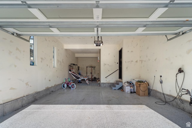 5488 N Valley Rd E, Lehi, UT 84043 - garage featuring a garage door opener