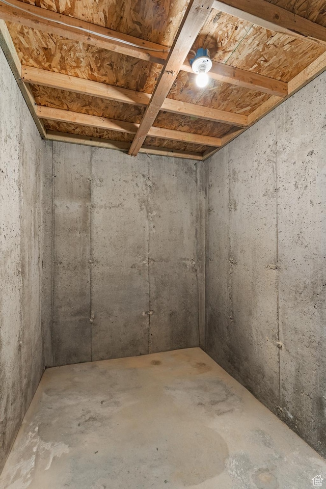 5488 N Valley Rd E, Lehi, UT 84043 - view of unfinished basement