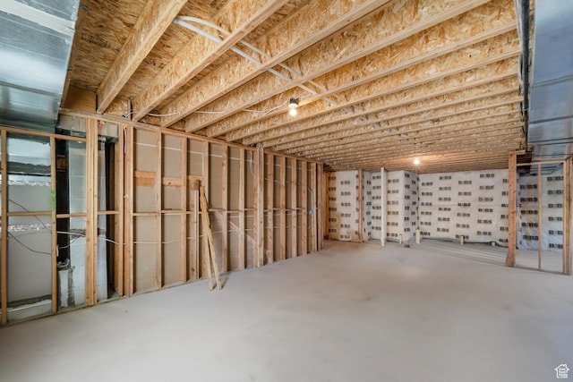 5488 N Valley Rd E, Lehi, UT 84043 - view of unfinished basement