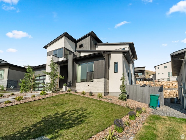 5488 N Valley Rd E, Lehi, UT 84043 - view of modern home