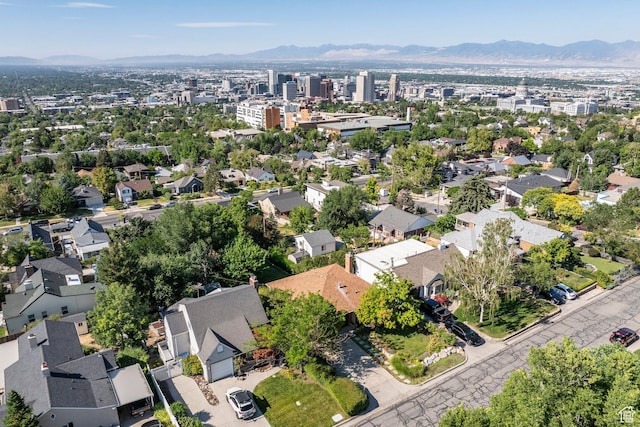 420 E 12th Ave, Salt Lake City, UT 84103 - aerial perspective of suburban area with mountains