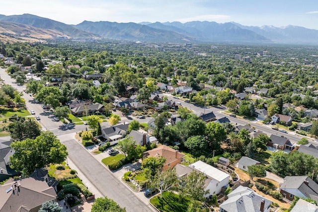420 E 12th Ave, Salt Lake City, UT 84103 - aerial view of residential area featuring a mountain backdrop