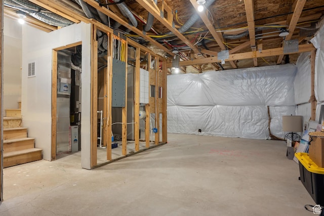 937 W Terracotta Dr, Saratoga Springs, UT 84045 - unfinished below grade area with stairway