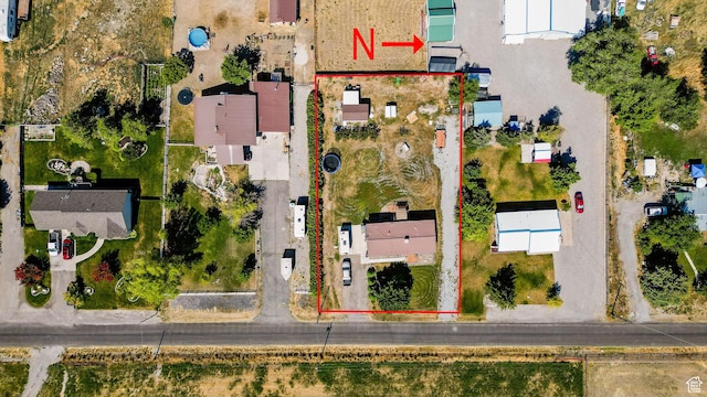 20105 N 5000 W, Plymouth, UT 84330 - view of property location with property boundaries highlighted