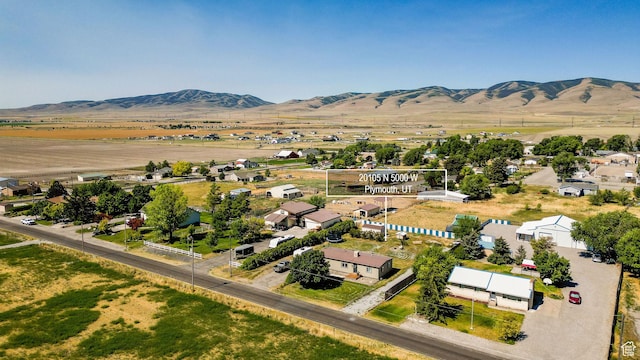 20105 N 5000 W, Plymouth, UT 84330 - aerial view of a mountain backdrop