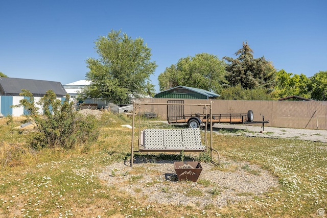 20105 N 5000 W, Plymouth, UT 84330 - view of yard