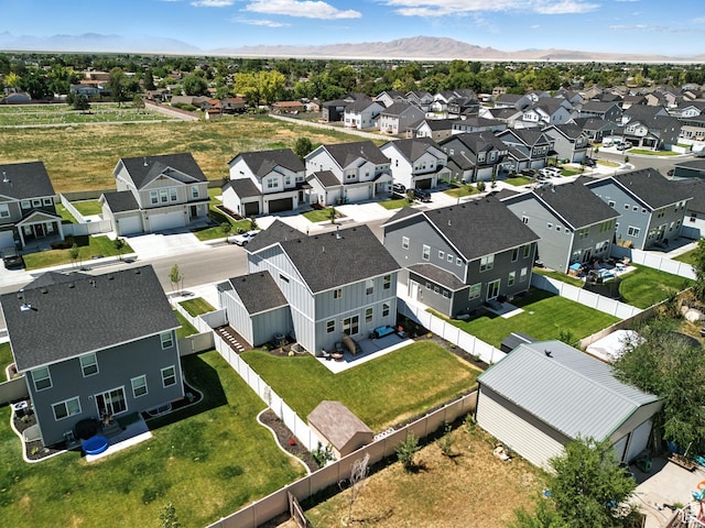 1162 W 1100 S, Clearfield, UT 84015 - aerial view of residential area featuring a mountainous background
