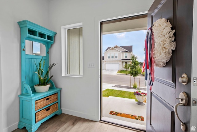 1162 W 1100 S, Clearfield, UT 84015 - entryway featuring plenty of natural light and light wood-style floors