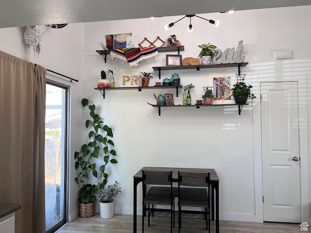 695 N Orange Ct, Castle Dale, UT 84513 - detailed view of wood finished floors and baseboards