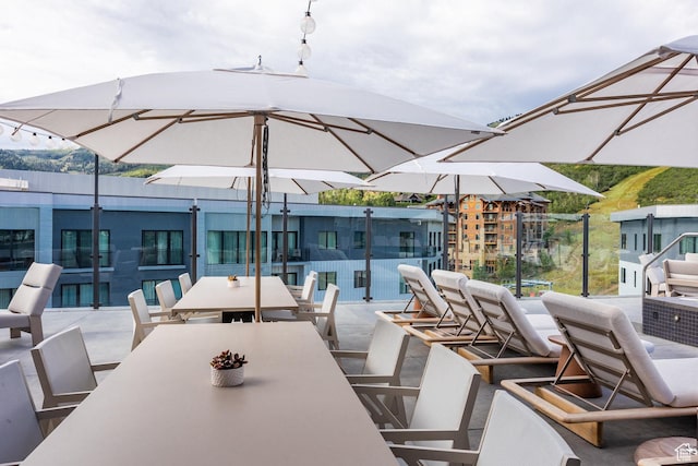 2417 W High Mountain Rd Unit 2416, Park City, UT 84098 - view of patio / terrace featuring outdoor dining area