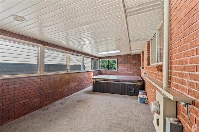 7738 S 2700 W, West Jordan, UT 84084 - unfurnished sunroom featuring a hot tub