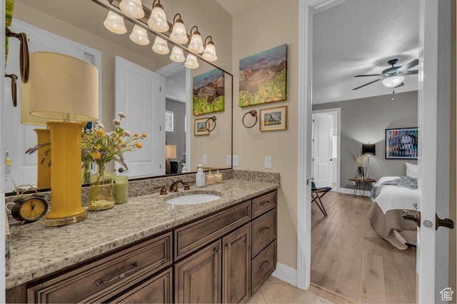 38 W 1725 S, Washington, UT 84780 - bathroom featuring vanity, ceiling fan, and ensuite bathroom