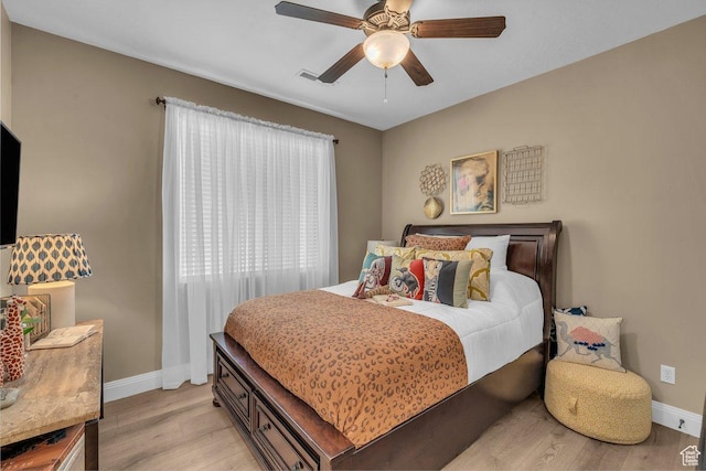 38 W 1725 S, Washington, UT 84780 - bedroom featuring light wood-style floors and ceiling fan