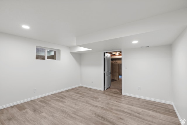 1175 E 900 N, Lehi, UT 84043 - finished basement with light wood-type flooring and recessed lighting
