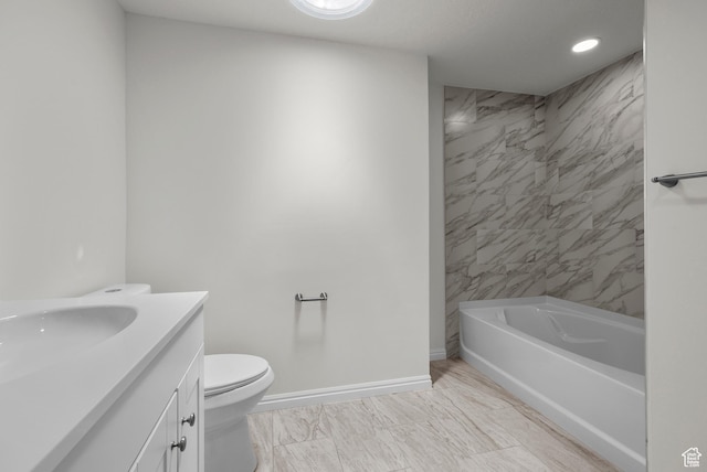 1175 E 900 N, Lehi, UT 84043 - bathroom with vanity, shower / washtub combination, marble finish floors, and recessed lighting