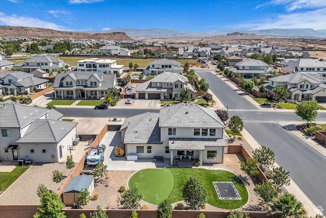 2249 E Fieldstone Cir, St George, UT 84790 - aerial perspective of suburban area with mountains