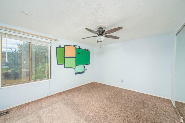 564 S 940 W, Cedar City, UT 84720 - carpeted spare room with a ceiling fan and a textured ceiling