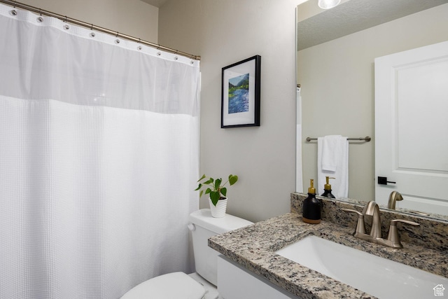 5149 N Edgewood Dr, Provo, UT 84604 - bathroom with vanity and a shower with shower curtain