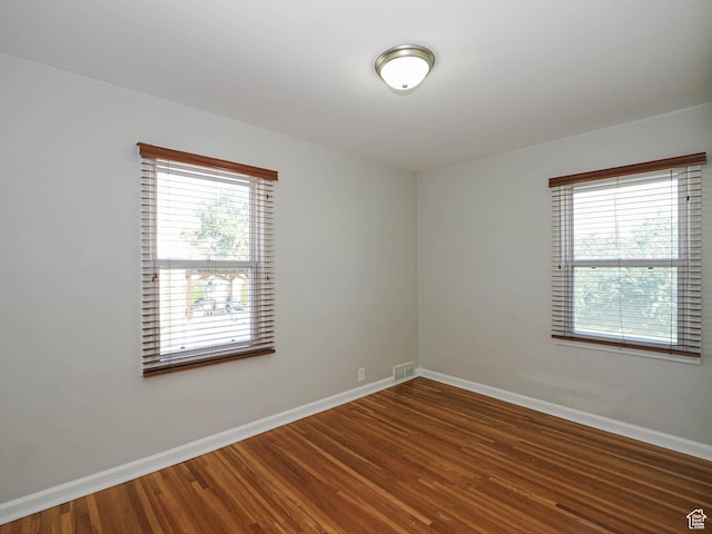 2375 E Redondo Ave, Salt Lake City, UT 84108 - spare room with healthy amount of natural light and wood finished floors