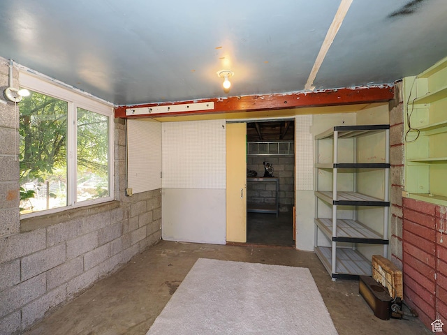 2375 E Redondo Ave, Salt Lake City, UT 84108 - below grade area featuring a wood stove