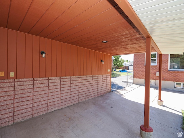 2375 E Redondo Ave, Salt Lake City, UT 84108 - view of patio / terrace with a carport