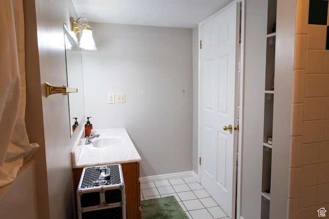 11089 S Justin Dr, Sandy, UT 84092 - bathroom with vanity and tile patterned floors