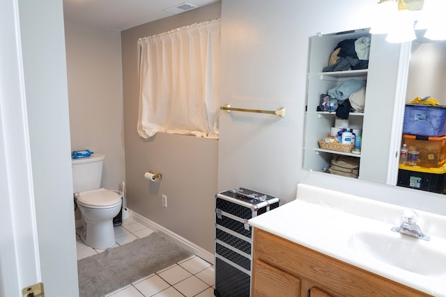 11089 S Justin Dr, Sandy, UT 84092 - bathroom featuring vanity and tile patterned flooring