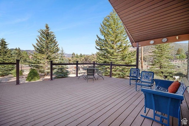 214 S Terry Pkwy, Pine Valley, UT 84781 - view of deck