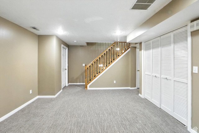1298 Eastridge Cir, Logan, UT 84321 - finished below grade area featuring stairway and carpet