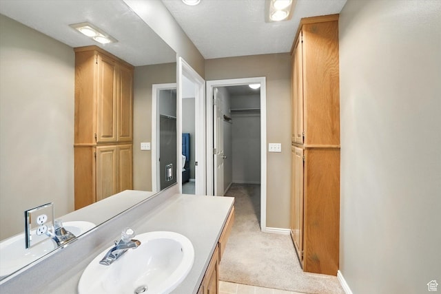 1298 Eastridge Cir, Logan, UT 84321 - bathroom featuring vanity and a spacious closet