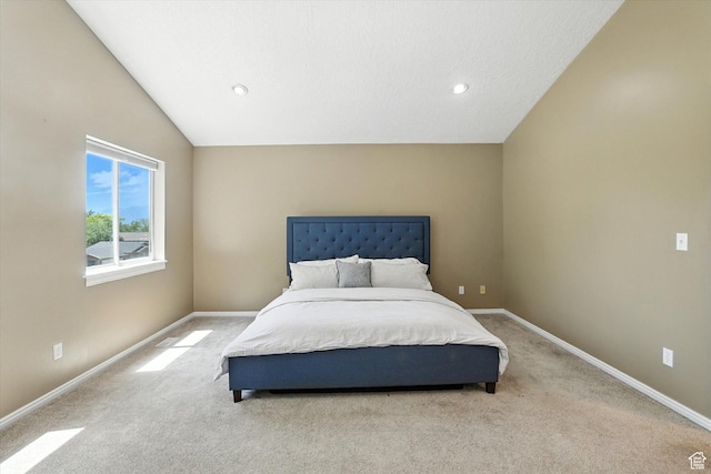 1298 Eastridge Cir, Logan, UT 84321 - bedroom with carpet floors, recessed lighting, and vaulted ceiling