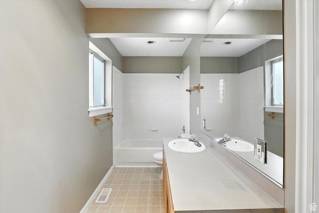 1298 Eastridge Cir, Logan, UT 84321 - bathroom with double vanity and shower / bath combination