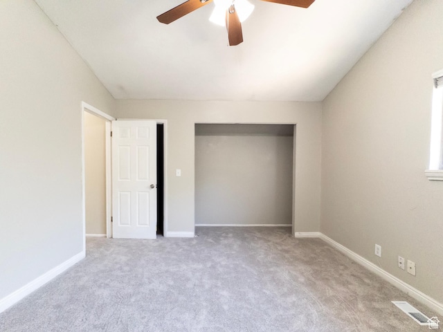 1790 W Homestead Farm Ln Unit 4, West Valley City, UT 84119 - unfurnished bedroom featuring carpet floors, a closet, and a ceiling fan