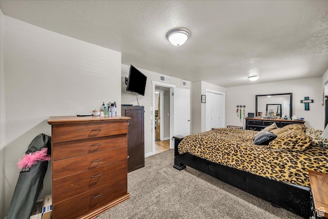 120 N Scenic Dr E, Washington, UT 84780 - bedroom featuring a textured ceiling and carpet floors