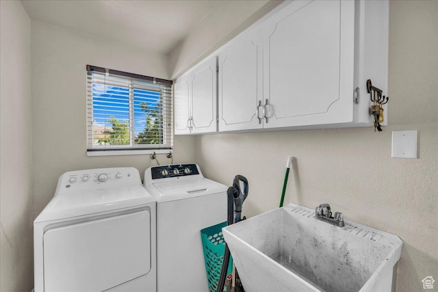 120 N Scenic Dr E, Washington, UT 84780 - washroom featuring independent washer and dryer and cabinet space