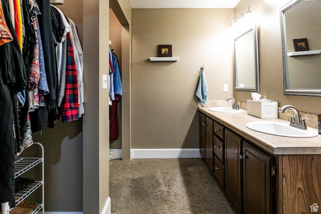453 Sheridan Cir, Centerville, UT 84014 - full bathroom with double vanity and a spacious closet