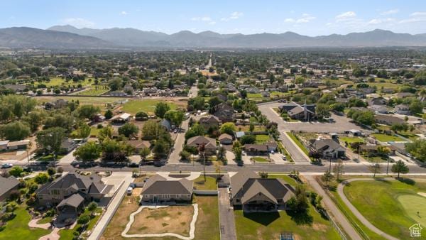 13032 S 1300 W, Riverton, UT 84065 - aerial perspective of suburban area featuring a mountainous background