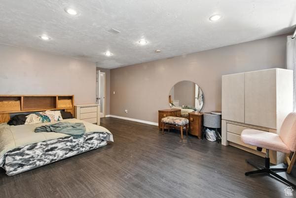 13032 S 1300 W, Riverton, UT 84065 - bedroom featuring recessed lighting and dark wood-style floors