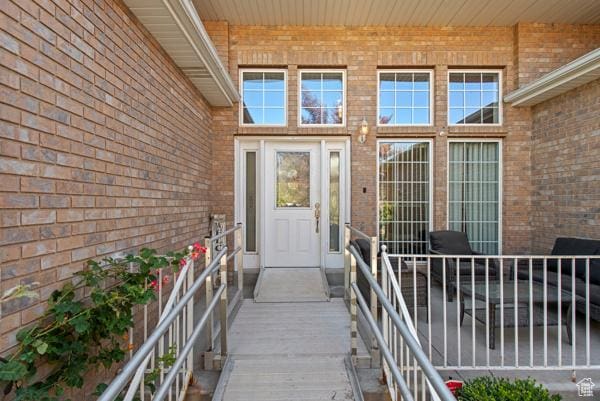 13032 S 1300 W, Riverton, UT 84065 - view of exterior entry featuring brick siding