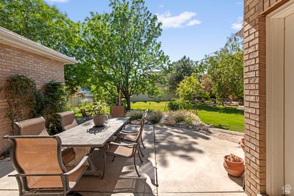 13032 S 1300 W, Riverton, UT 84065 - view of patio / terrace with outdoor dining area